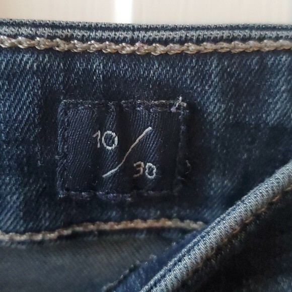 LUCKY AVA SKINNY SIZE 10 DARK WASH STRETCH HIGH RISE - Picture 5 of 11